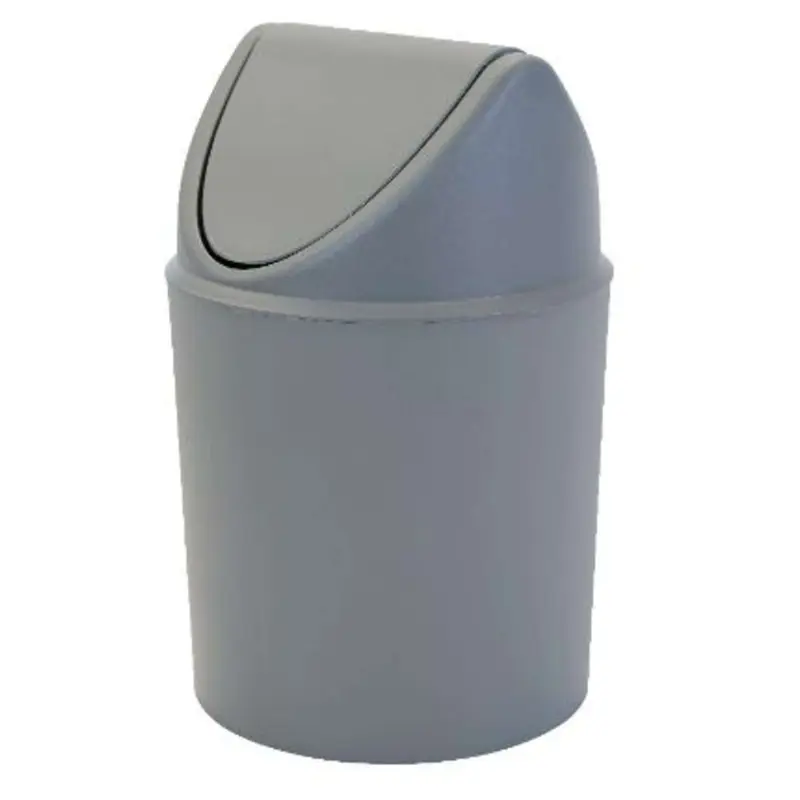 Pattumiera Dondolina 6Lt Grigio - 21 X 21 X 32 Cm