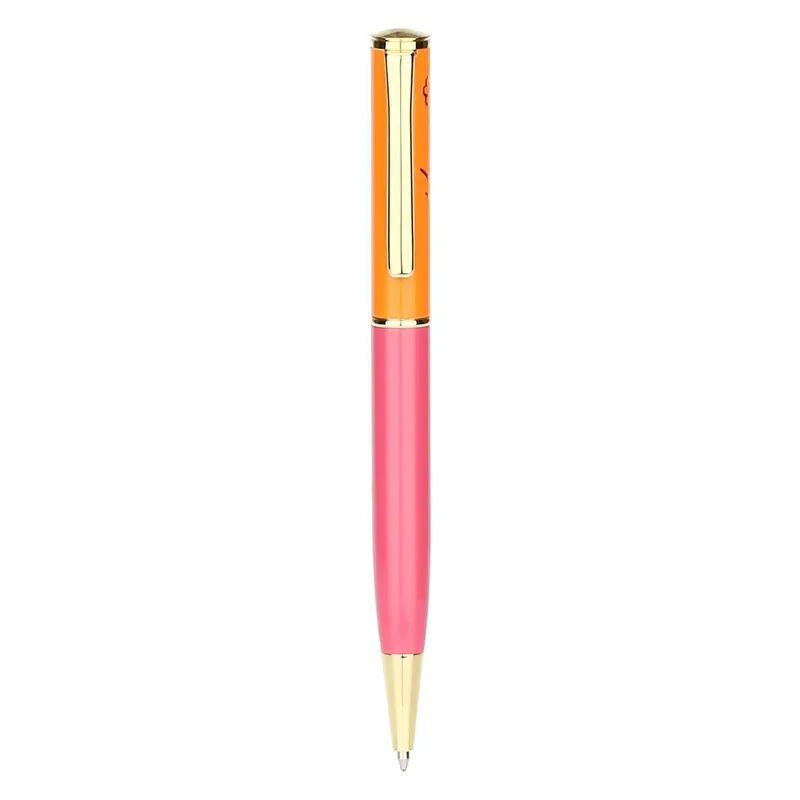 Penna Thun rosa con quadrifoglio | Rohome