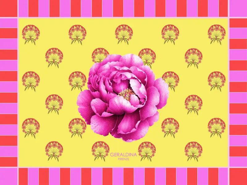 Peonia Rectangle Placemat