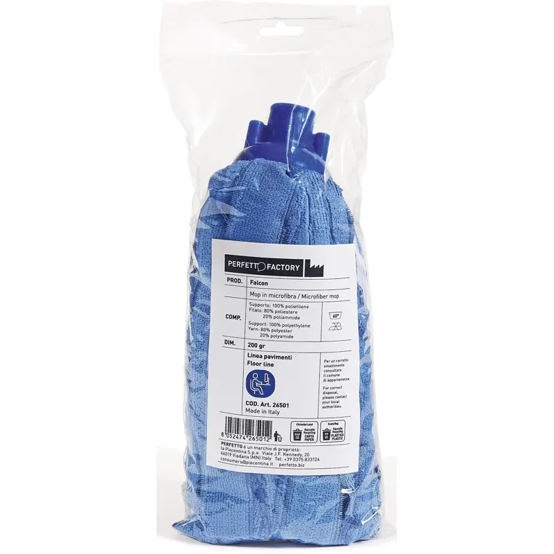 PERFETTO MOP MICROFIBRA BLU 200 GRAMMI