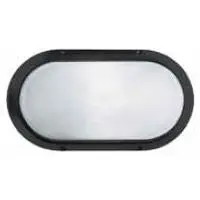 PERFORMANCE LIGHTING 1704 PLAFONIERA DA PARETE OVALE NERO E27 MAX 60W