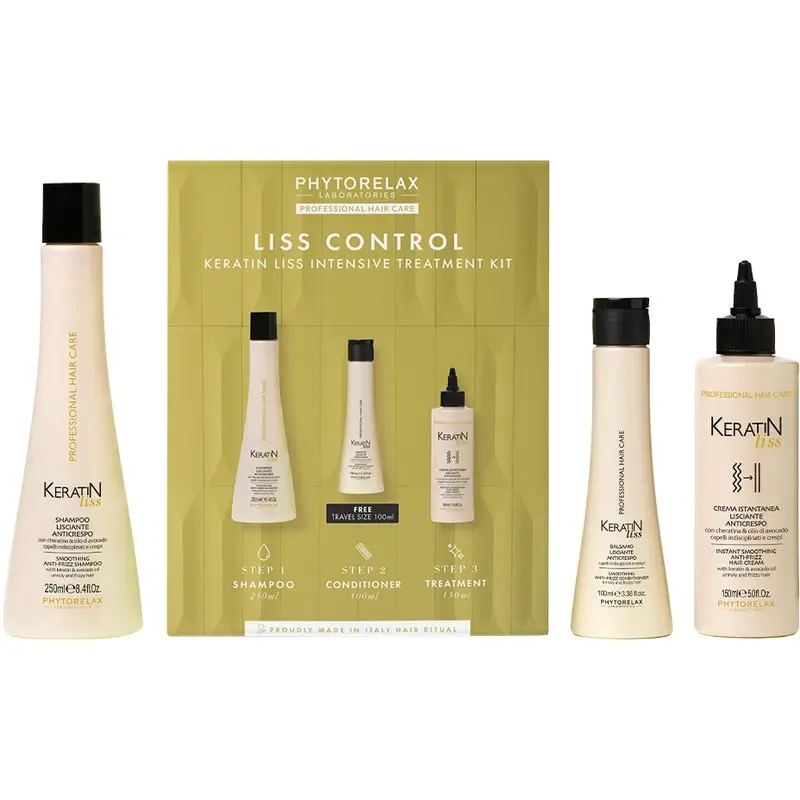 PHYTORELAX COFANETTO KERATIN LISS CONTROL TREATMENT
