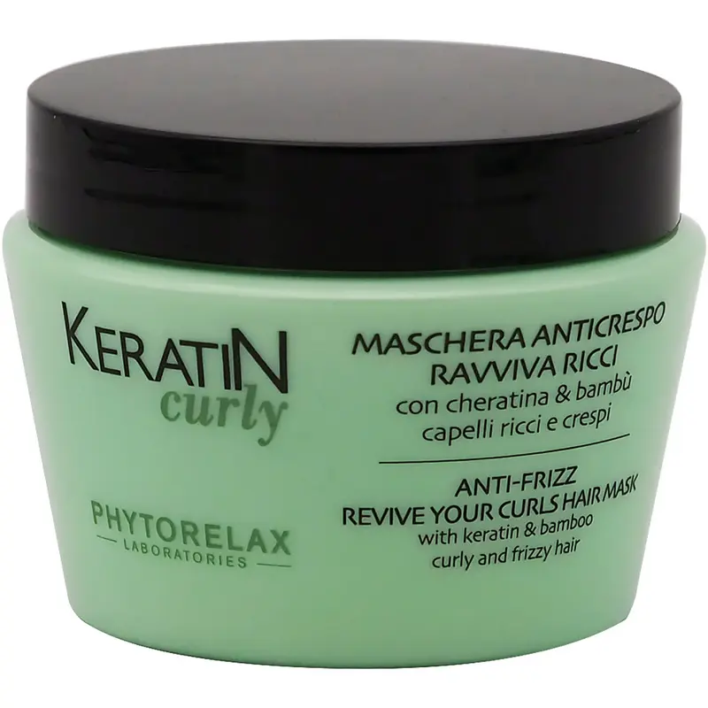 PHYTORELAX KERATIN CURLY MASCHERA RAVVIVA RICCCI ANTICRESPO 250 ML