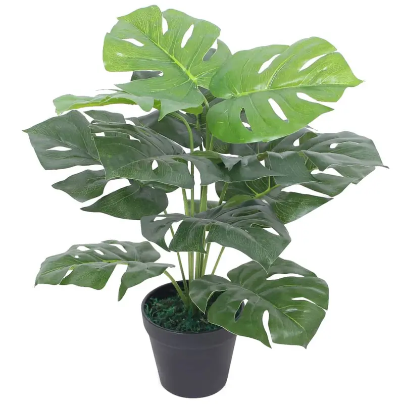 Pianta Artificiale di Monstera in Vaso 45 cm