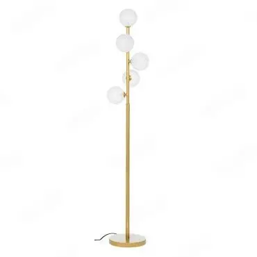 Piantana balls in metallo colore oro h.156cm | Rohome