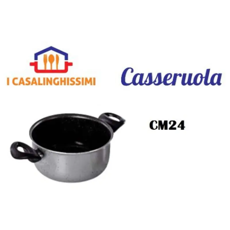 Pietra Stone Casseruola 24Cm Ics