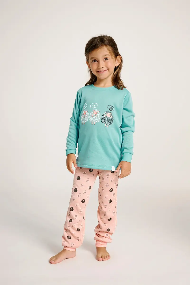 Pigiama Bambina Pecorelle 10-16 Anni - Cotone Morbido