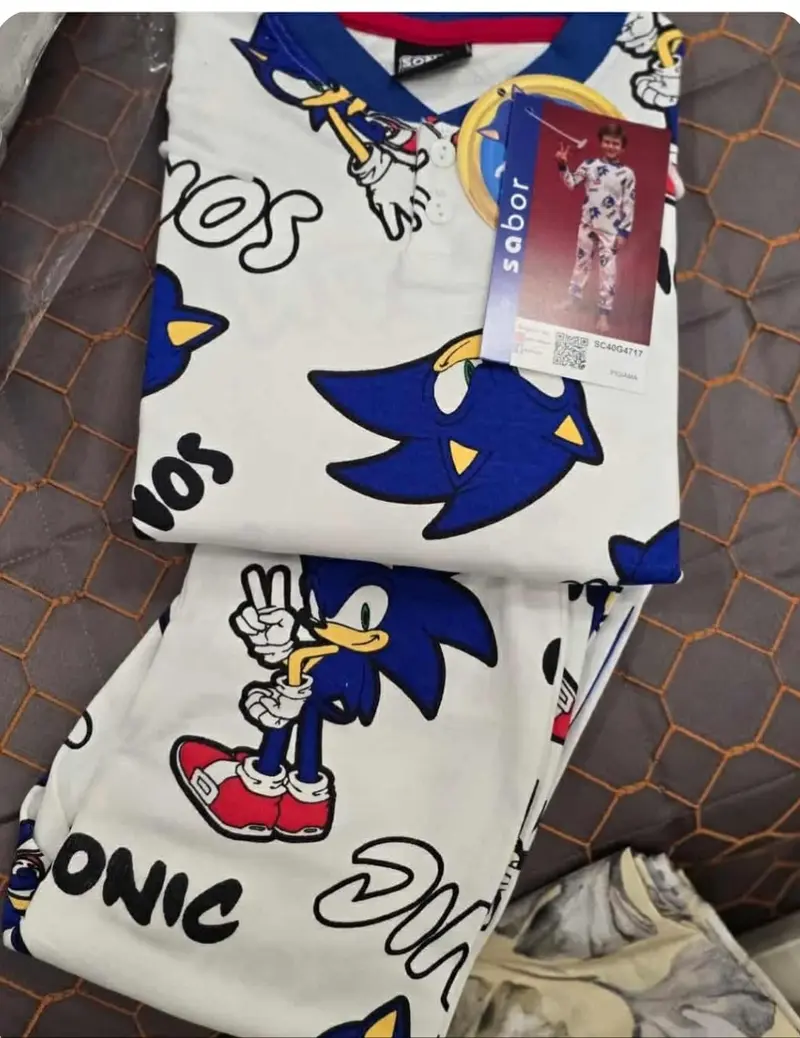 Pigiama sonic bimbo