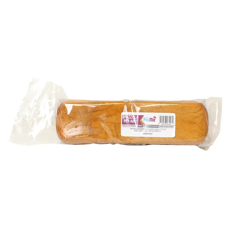 PIUME SPAZZOLA IN LEGNO PER ABITI
