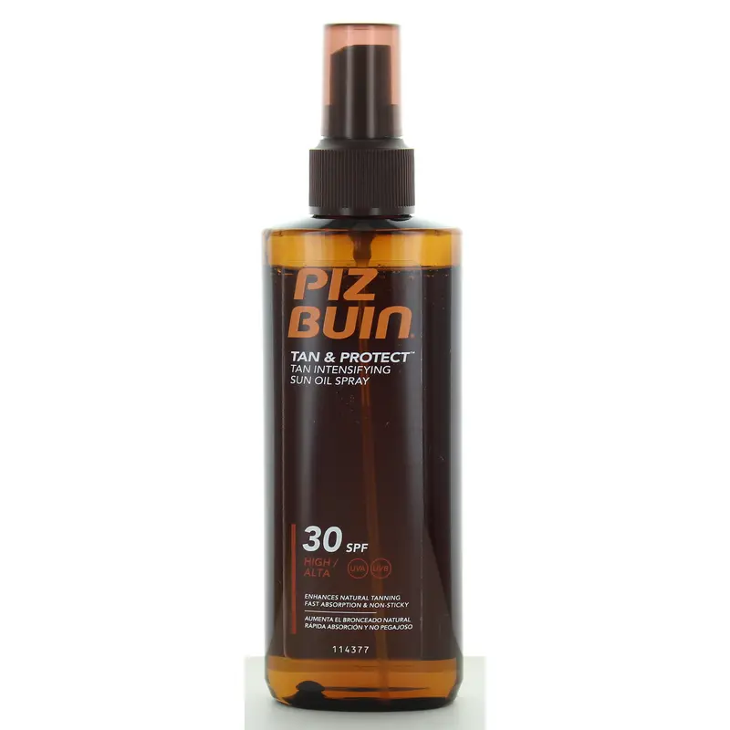 PIZ BUIN SOLARE TAN & PROTECT ACCELERATORE DI ABBRONZATURA OLIO SPRAY SPF30 150 ML