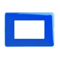 Placca BTicino AM4803CBU Serie Matix 3 Moduli Cobalto - Design Colorato Distintivo