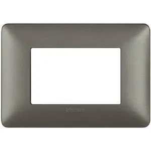 Placca BTicino AM4803MIR Serie Matix 3 Moduli Iron - Finitura Metallica Industriale