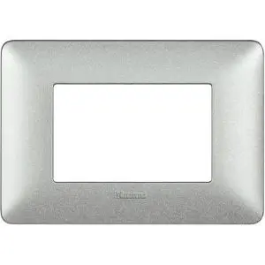 Placca BTicino AM4803TBC Serie Matix 3 Moduli Bianco Calce - Design Naturale Elegante
