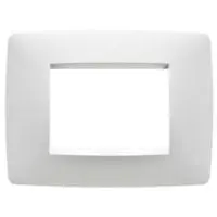 Placca GEWISS Chorus GW16103VW - 3 Moduli Bianco Satinato Serie Civile