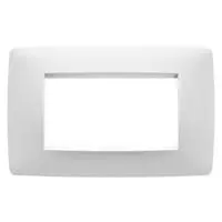 Placca GEWISS Chorus GW16104TB - 4 Moduli Bianco Latte Serie Civile