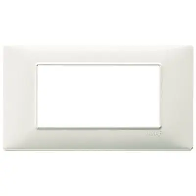 Placca VIMAR Serie PLANA 14654.02 - 4 Moduli Colore Avorio Elegante