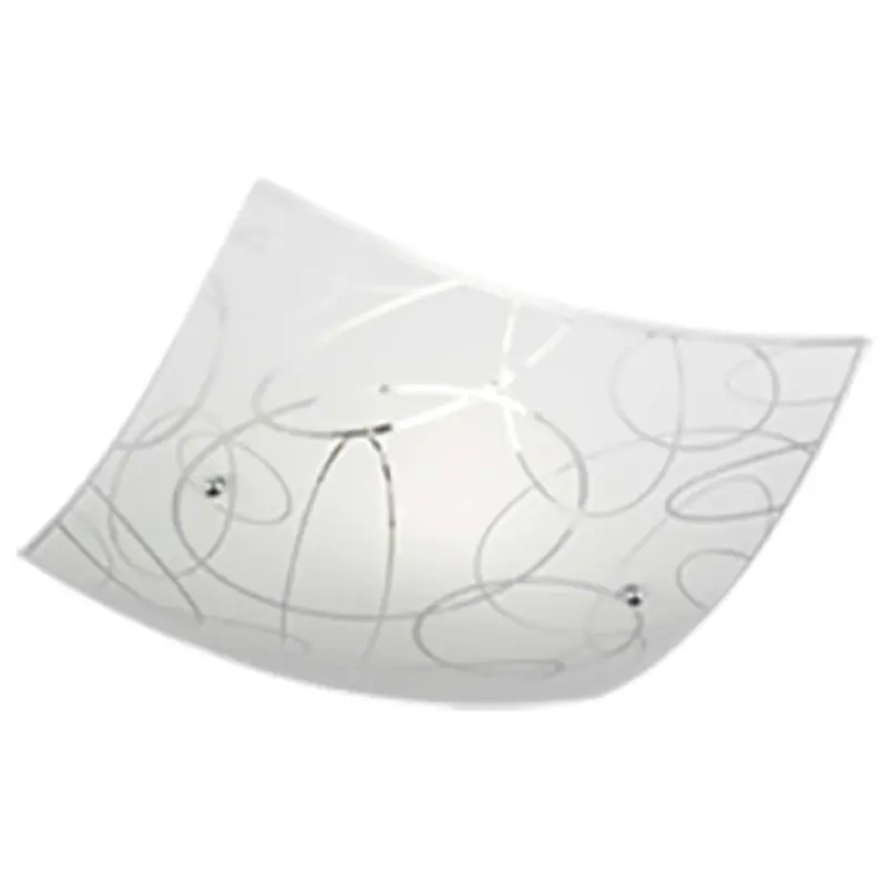 Plafoniera Spirelli Decoro Cerchi E27 30X30 Cm