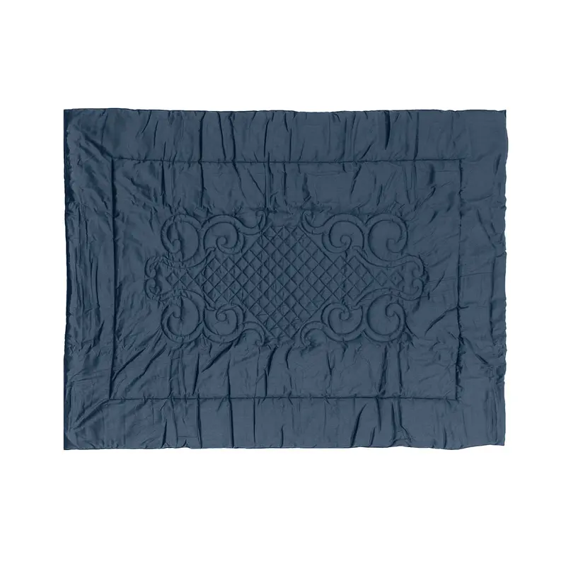 Plaid Arredo 140 x 180 cm in Raso di puro cotone Crepuscolo