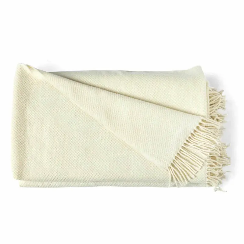 Plaid in cashmere Weft
