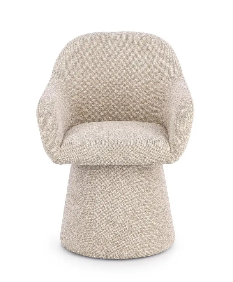 Poltrona girevole antara beige | Rohome