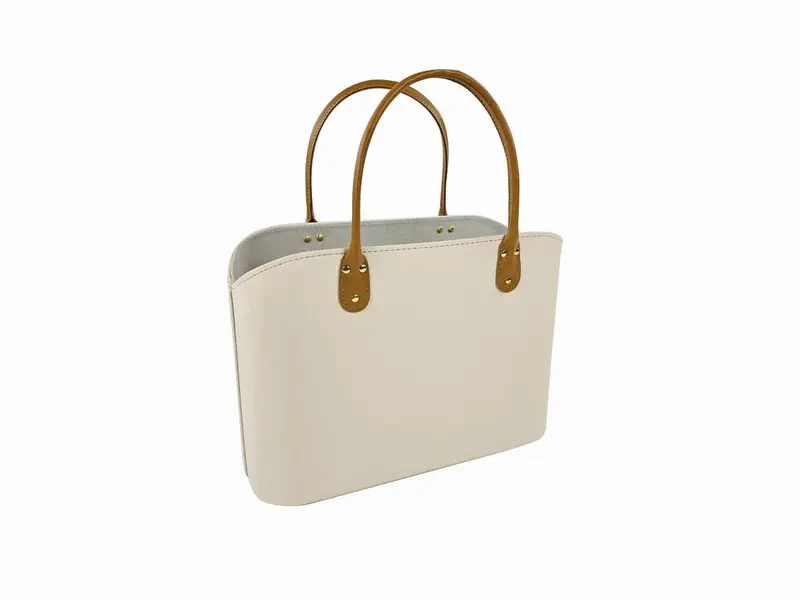 Porta riviste a forma di borsa in ecopelle | rohome