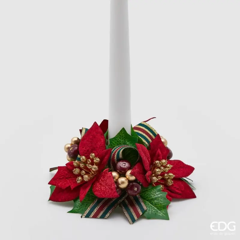 Portacandela corona stella di natale piccola | Rohome