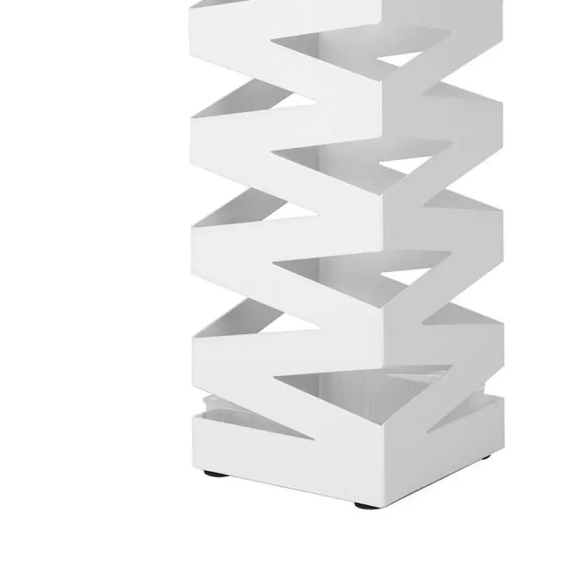 Portaombrelli Ferro Interno Esterno Impermeabile Design Moderno Zig Zag Casa Ufficio