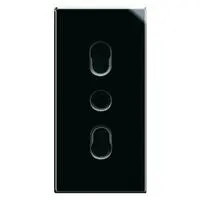 Presa Bipasso AVE 442006/15TS Nero 2P+T 10/16A 1 Modulo - Life Touch