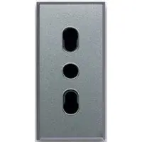 Presa Bipasso AVE 443006/15TS Serie Allumia - 2P+T 10/16A Tipo P17/P11 1 Modulo