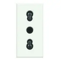 Presa BTicino HD4180 Serie Axolute Bipasso 2P+T 10/16A Bianco
