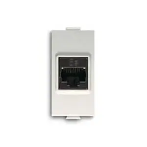 Presa Dati ABB 2CSK1124CH Serie Chiara RJ45 Cat.5E UTP Bianco 1 Modulo