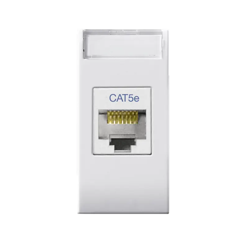 Presa Dati AVE 441027C5E RJ45 Cat.5E Domus Touch Bianca - 1 Modulo
