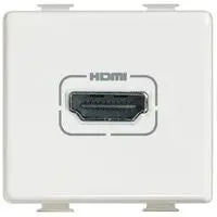 Presa HDMI BTicino AM4284 Serie Matix Video Bianca - 2 Moduli Alta Definizione