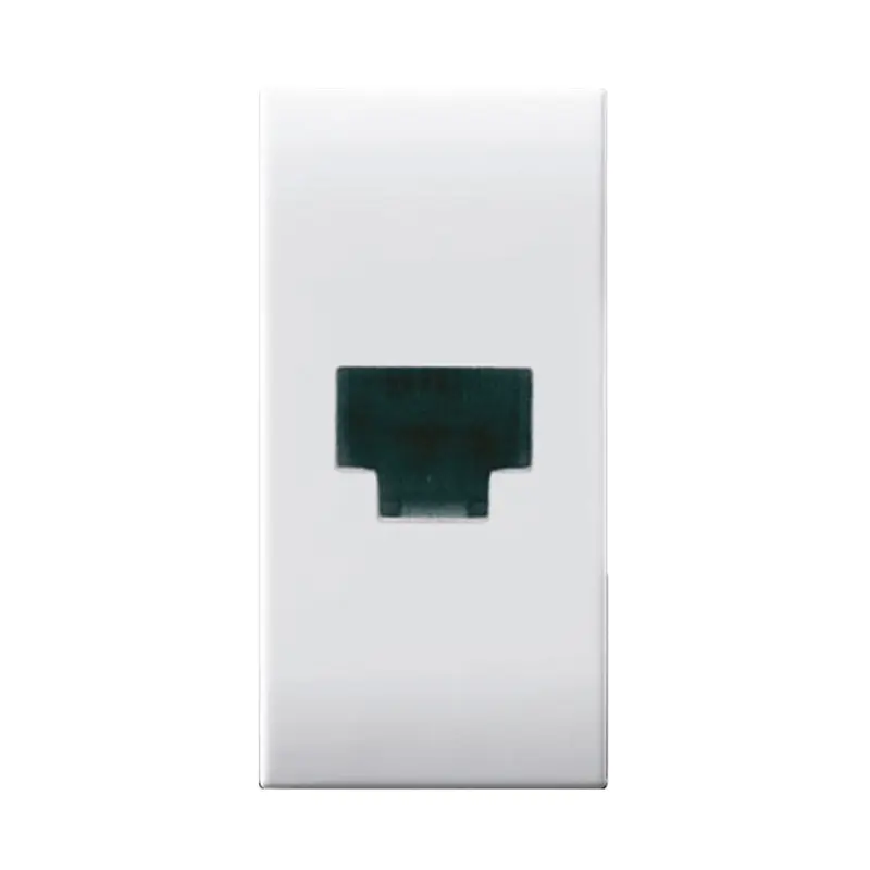 Presa RJ11 AVE 441024 Domus Touch Morsetto a Vite Bianca - 1 Modulo