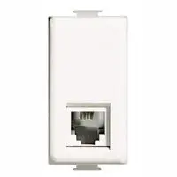 Presa Telefonica BTicino AM5958/11N Serie Matix RJ11 K10 Bianca - Connessione Professionale