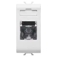 Presa Telefonica GEWISS Chorus GW10401 - RJ11 Bianco 1 Modulo Serie Civile
