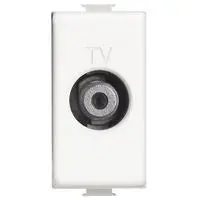Presa TV SAT BTicino AM5202F Serie Matix Derivata Connettore F Bianca - Satellitare