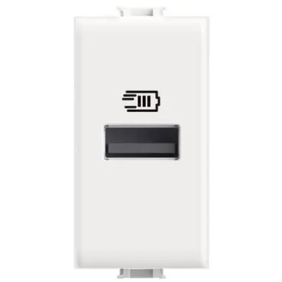 Presa USB BTicino AM4191A Serie Matix Tipo A 15W Bianca - Ricarica Dispositivi Smart