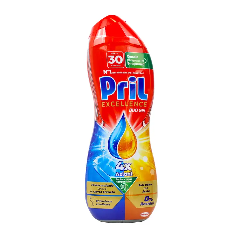 PRIL EXCELLENCE DUO GEL ANTIODORE ACETO 30 LAVAGGI 540 ML