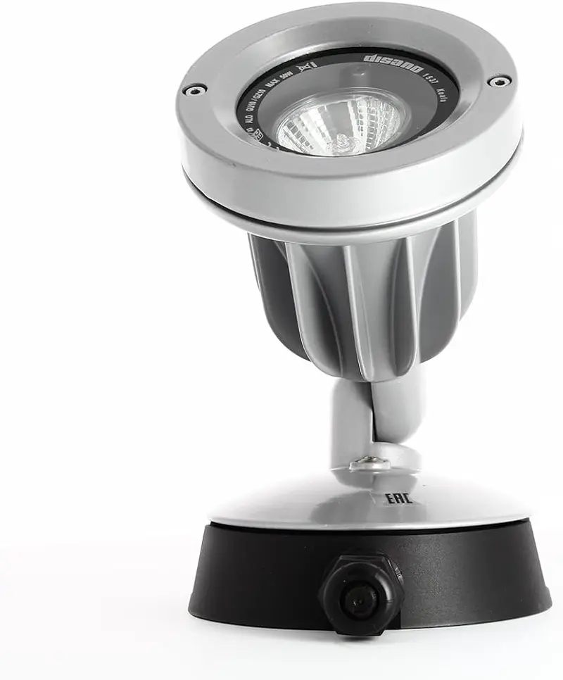 Proiettore DISANO 1537/LED7 Koala Alluminio Nero GU10 - Illuminazione Esterna 7W 230VAC