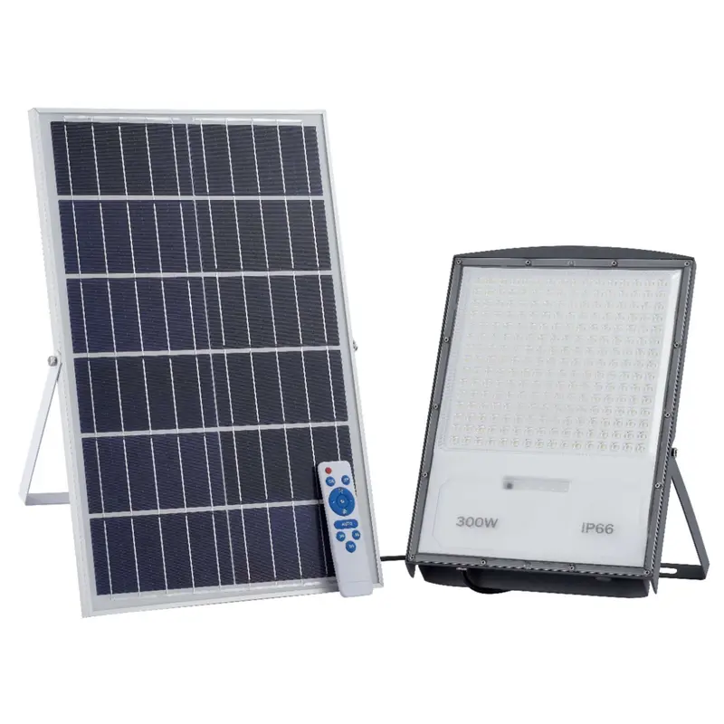 Proiettore Led 300 W Con Pannello Solare