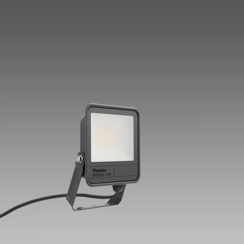 Proiettore LED FOSNOVA 413332 SEVILLA 1 - 46LED 20W 2070 Lumen 4000K IP65 Grafite