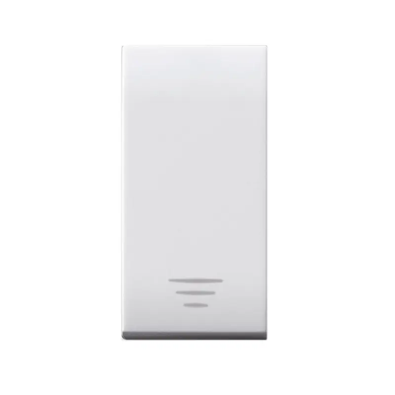 Pulsante AVE 441005 Domus Touch 1P NA 10A Bianco - 1 Modulo