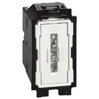 Pulsante BTicino K4005 Living Now - 1P NA 10A Illuminabile LED Senza Cover 1 Modulo