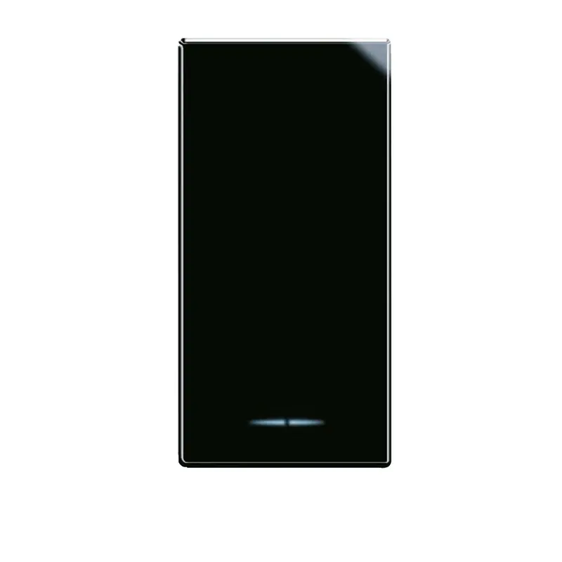 Pulsante Luminoso AVE 442005 Nero 1P NA 10A 1 Modulo - Life Touch