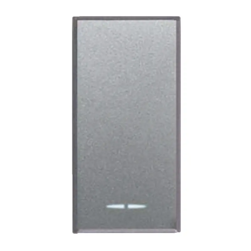 Pulsante Luminoso AVE 443005 Serie Allumia - 1P NA 10A con Spia LED 1 Modulo
