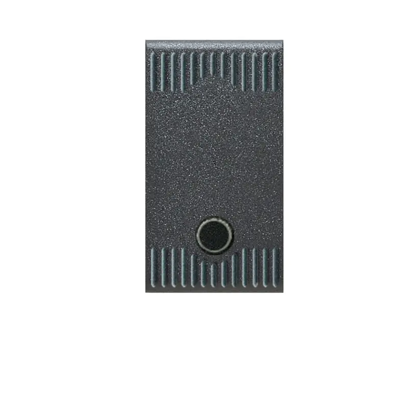 Pulsante Luminoso AVE 45305 Serie Noir 1P 10A - 1 Modulo Nero