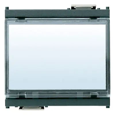Pulsante Portanome VIMAR Serie Idea 16190 - 1P 10A Illuminabile Antracite