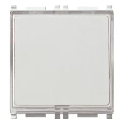 Pulsante Portanome VIMAR Serie PLANA 14050 - 1P NA 10A Illuminabile 2 Moduli Bianco