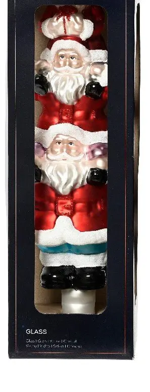 Puntale albero di natale in vetro fantasia | rohome